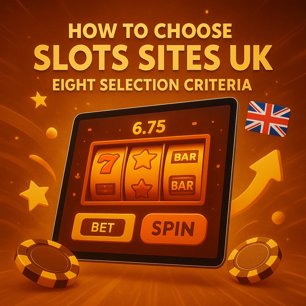 How to Choose Slots Sites UK – Eight Selection Criteria
